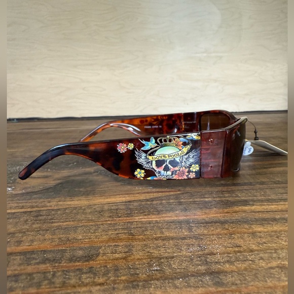 tattoo eyewear Other - Tattoo Eyewear “Love’s Fools” Sunglasses – Ed Hardy Inspired – Brown Tortoise